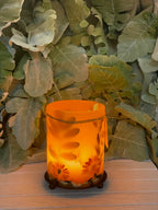 LO1B - Handcrafted Wax Lantern Candle Large