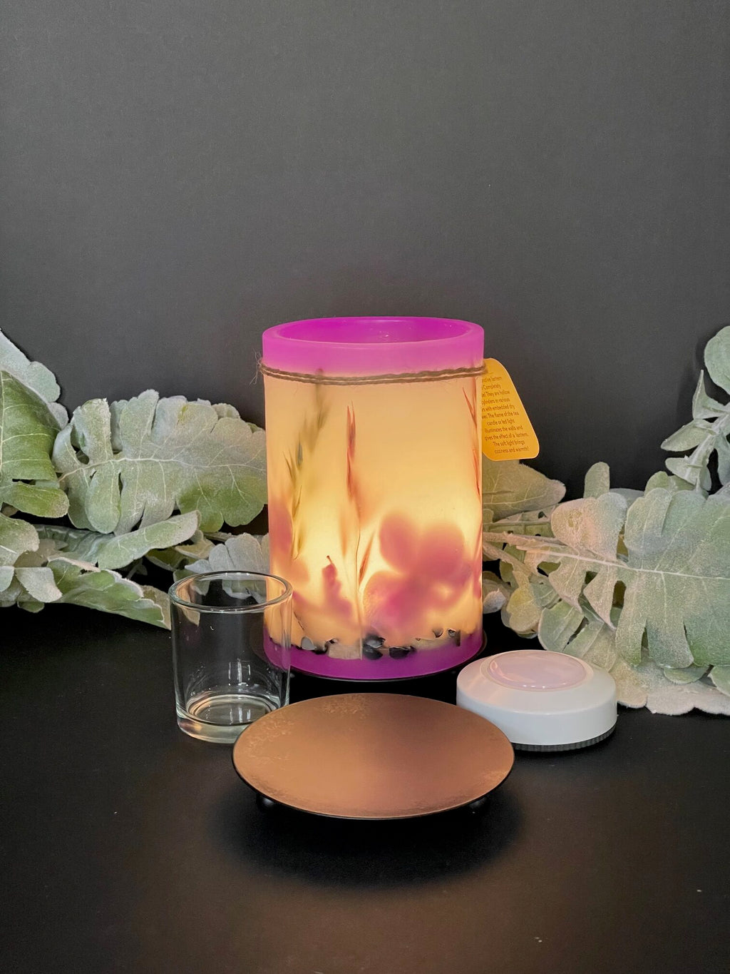 L1I2 - Handcrafted Wax Lantern Candle Large