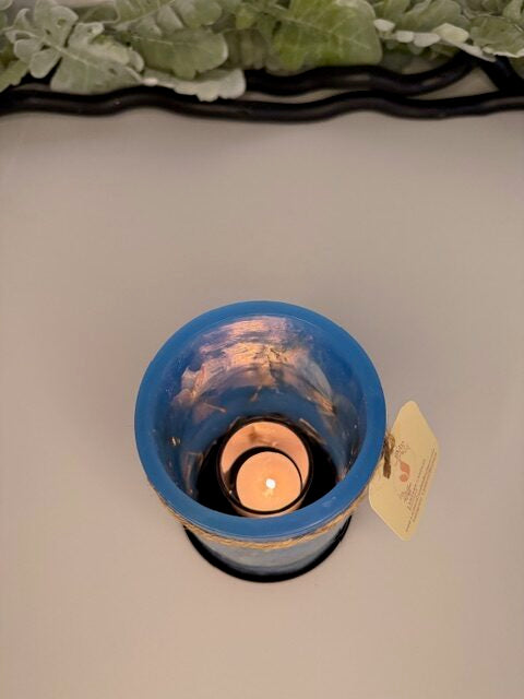 LBL1 - Handcrafted Wax Lantern Candle Large