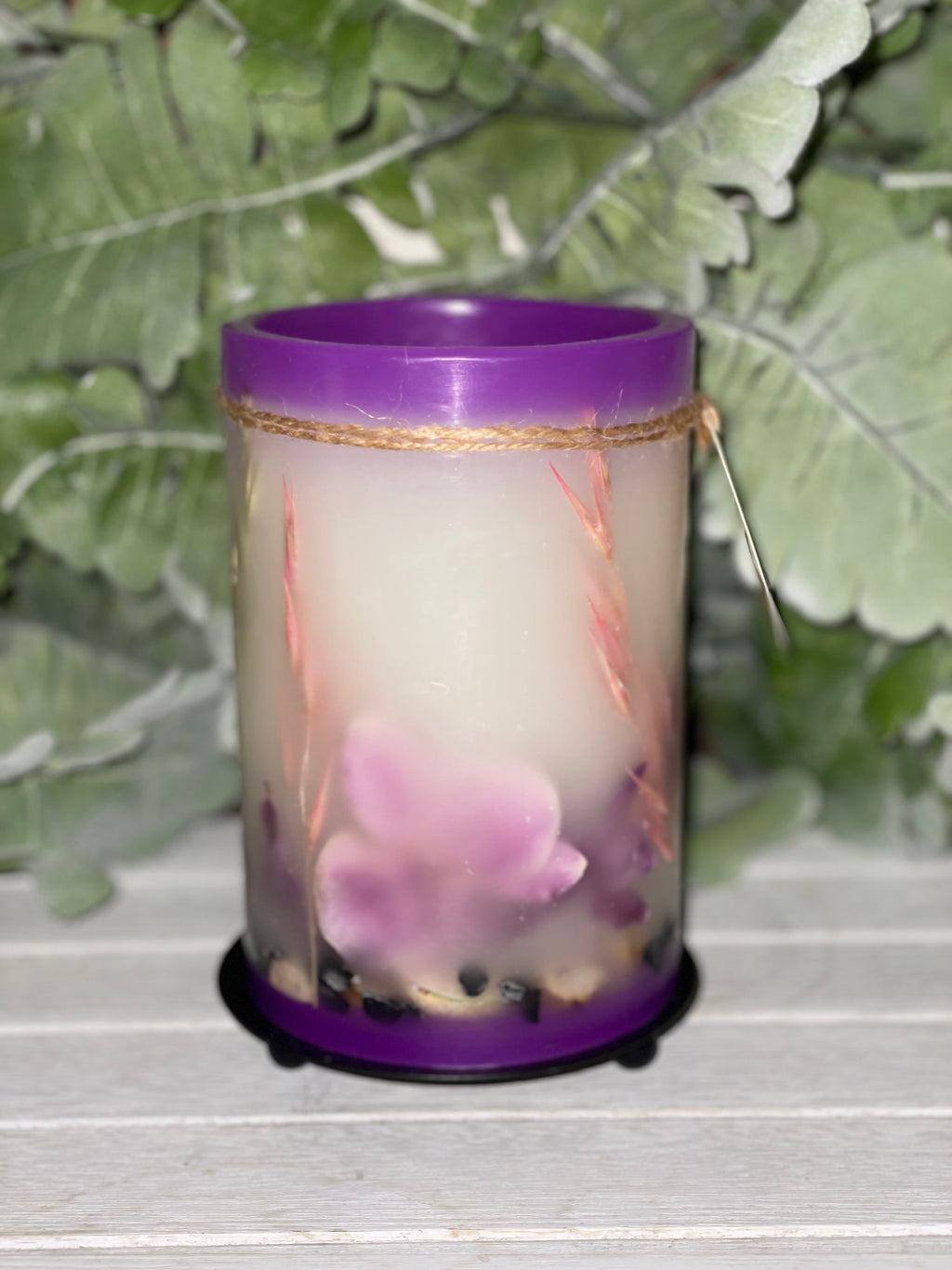 L1I2 - Handcrafted Wax Lantern Candle Large