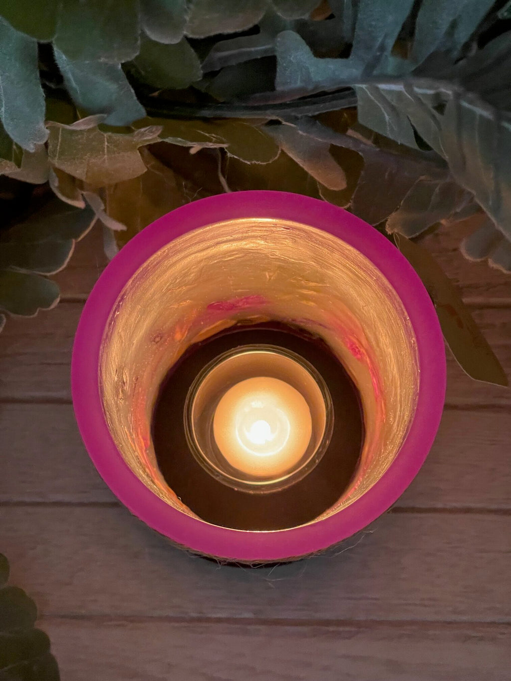 L1I2 - Handcrafted Wax Lantern Candle Large