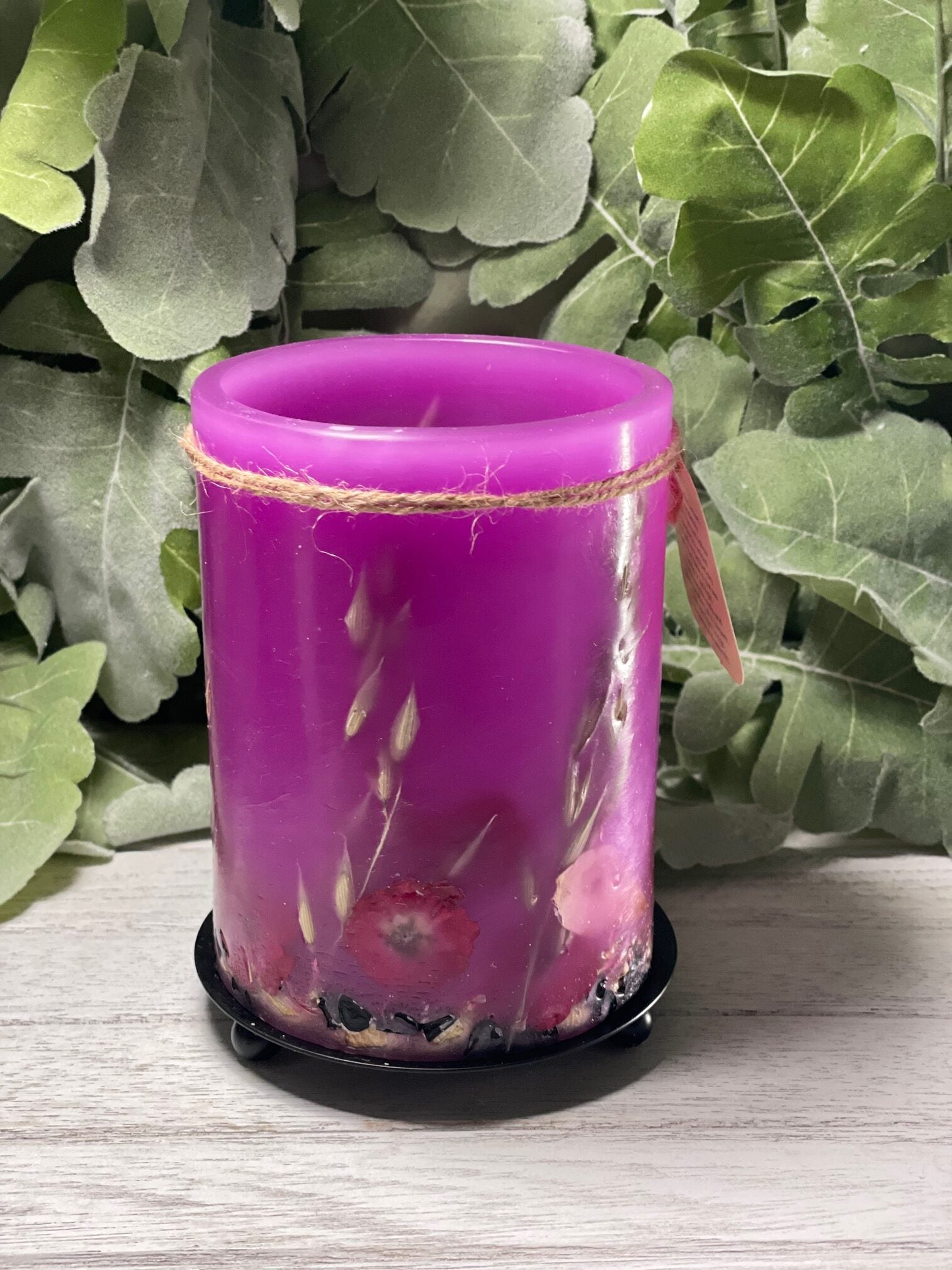 LL1C - Handcrafted Wax Lantern Candle Large