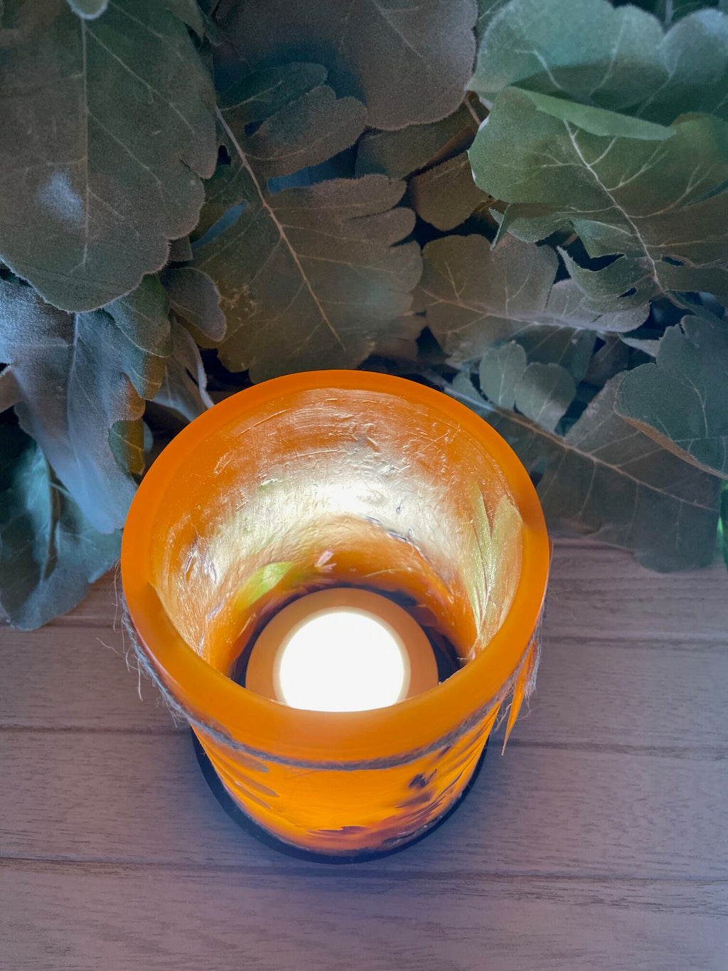LO1B - Handcrafted Wax Lantern Candle Large