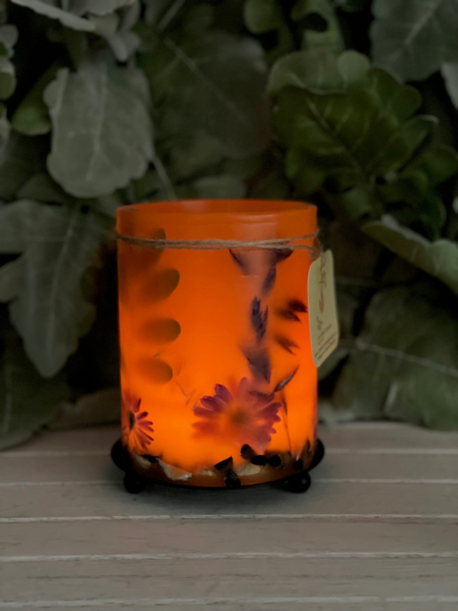LO1B - Handcrafted Wax Lantern Candle Large