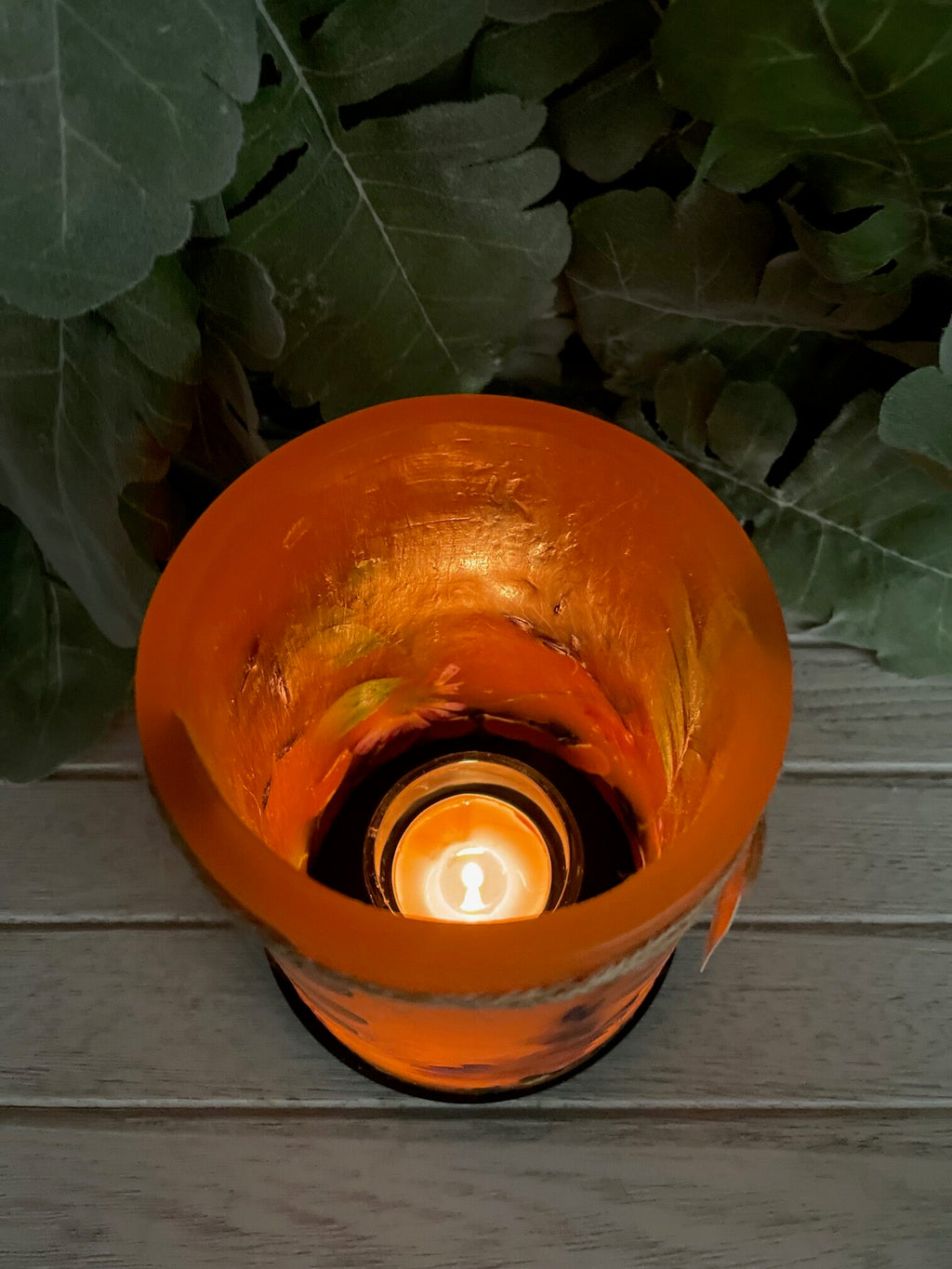 LO1B - Handcrafted Wax Lantern Candle Large