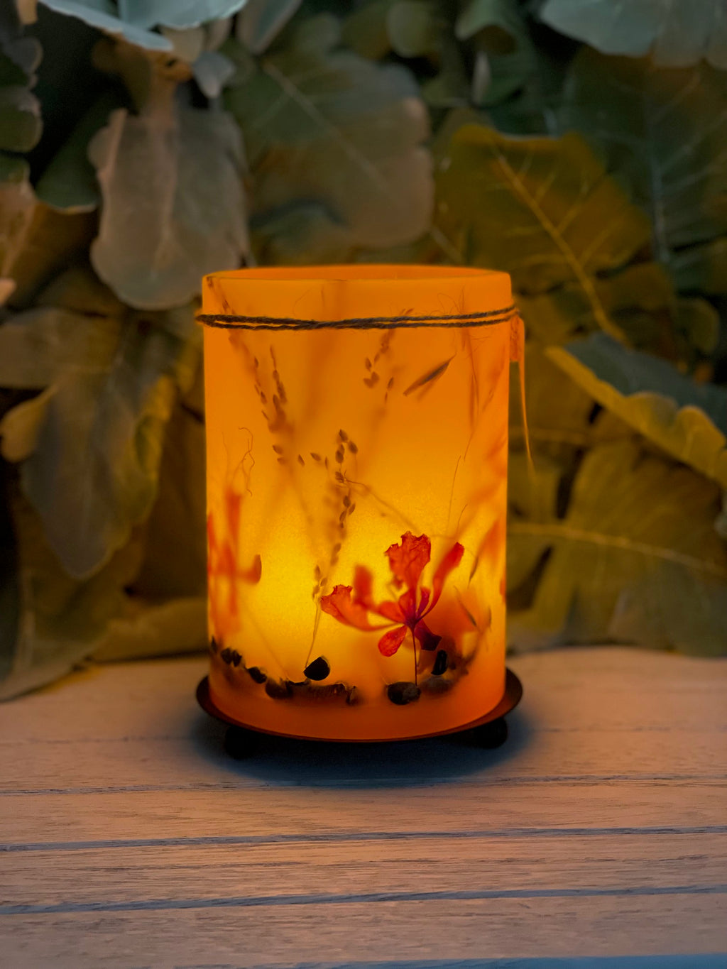 LO2C - Handcrafted Wax Lantern Candle Large