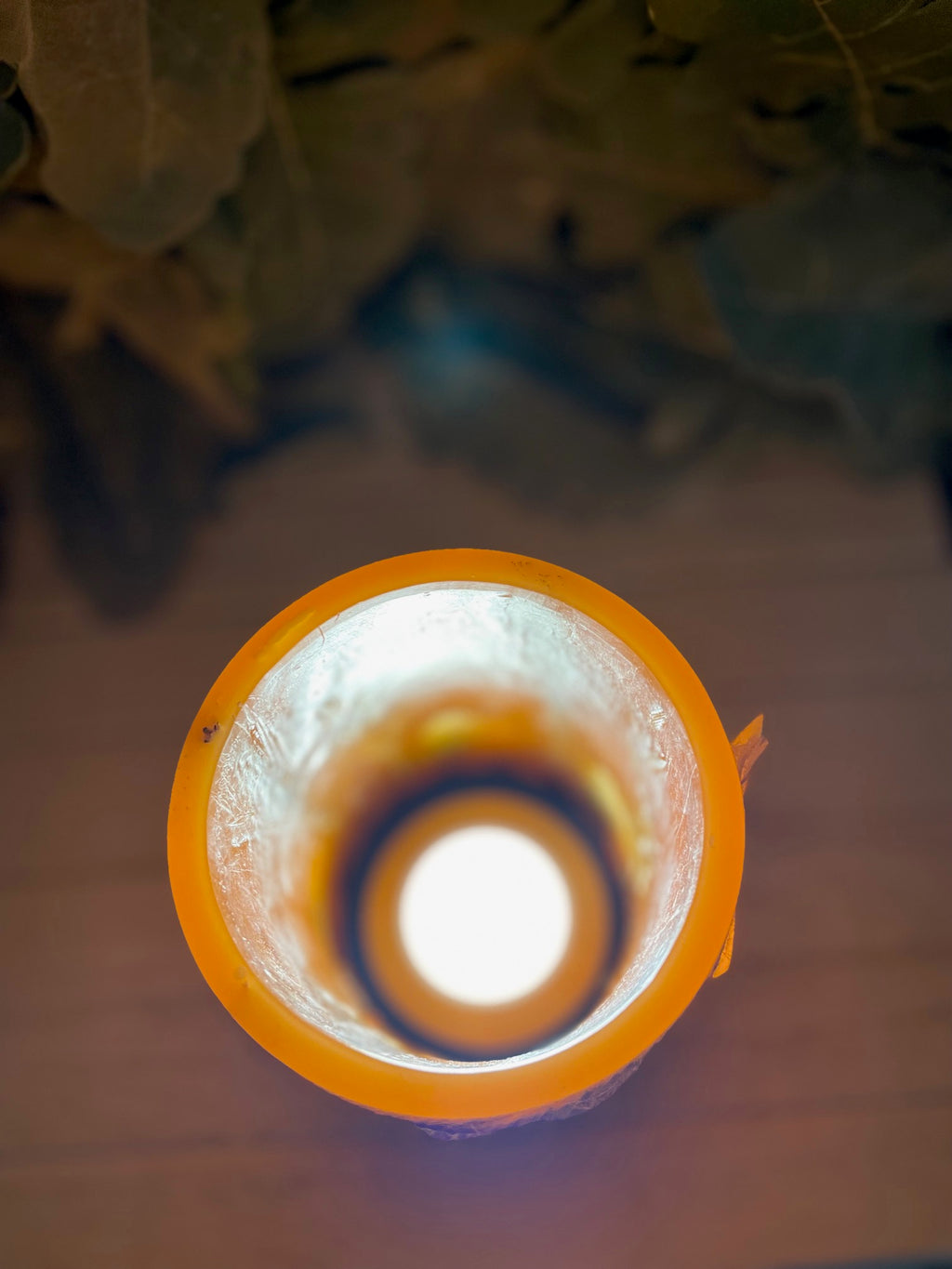 LO3C - Handcrafted Wax Lantern Candle Large