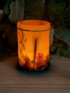 LO3C - Handcrafted Wax Lantern Candle Large