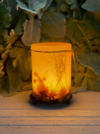 LO4C - Handcrafted Wax Lantern Candle Large