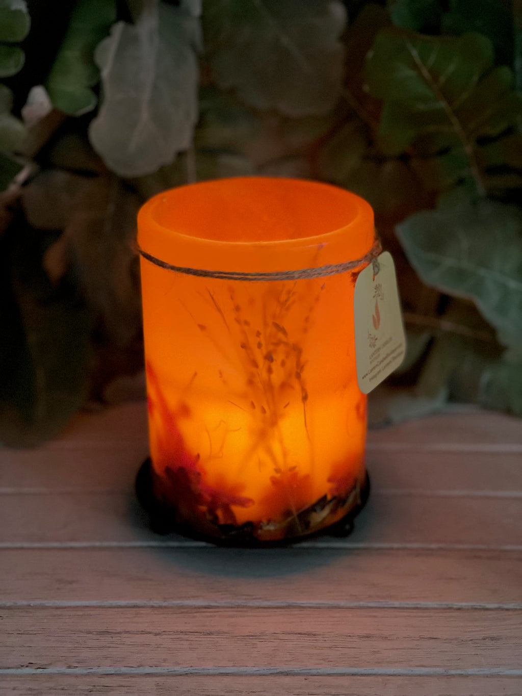 LO4C - Handcrafted Wax Lantern Candle Large