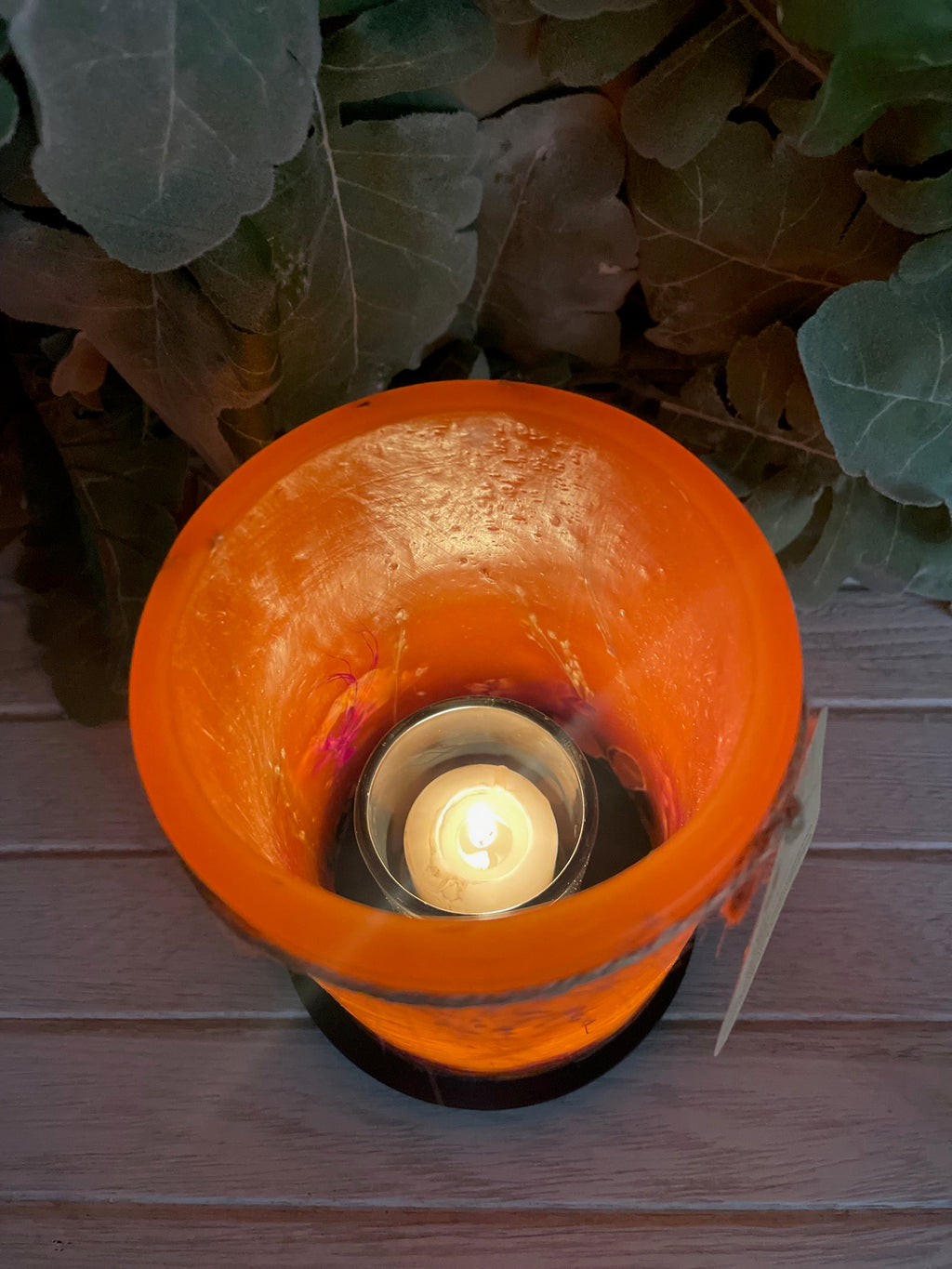 LO4C - Handcrafted Wax Lantern Candle Large