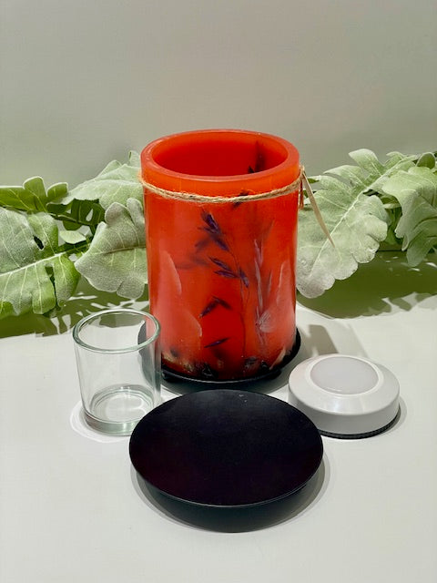 LO5 - Handcrafted Wax Lantern Candle Large
