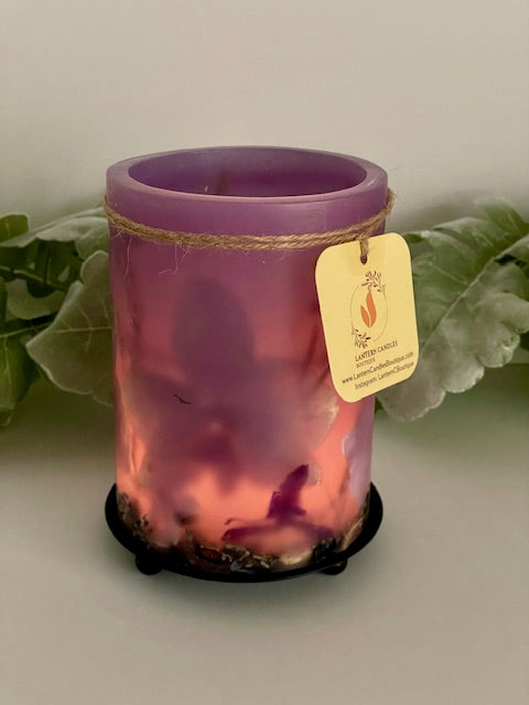 LPH1 - Handcrafted Wax Lantern Candle Large