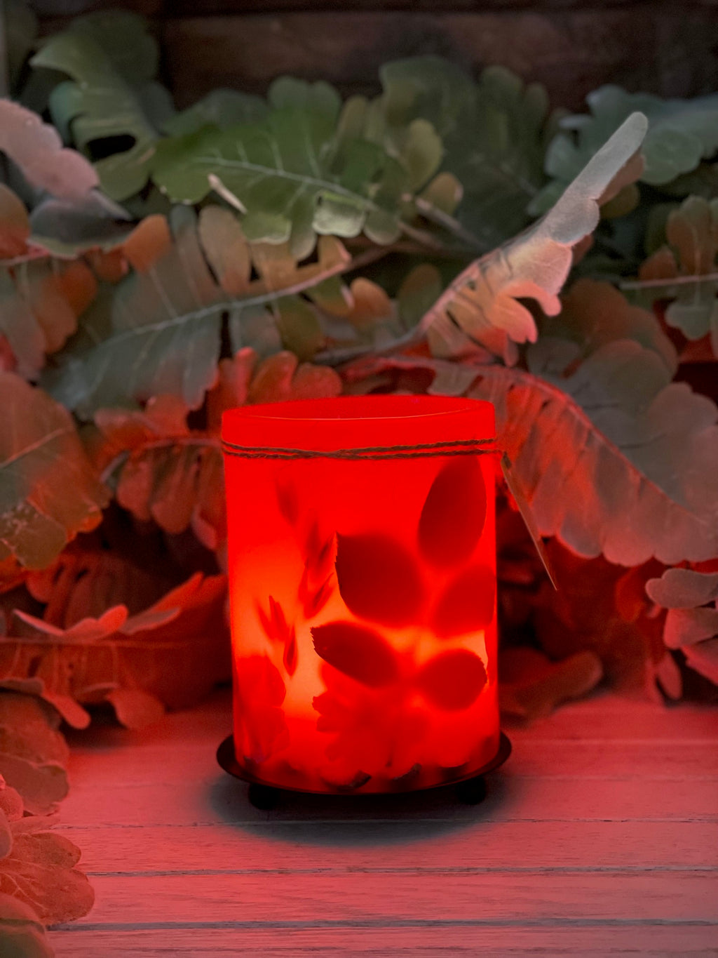 L1R2 - Handcrafted Wax Lantern Candle Large