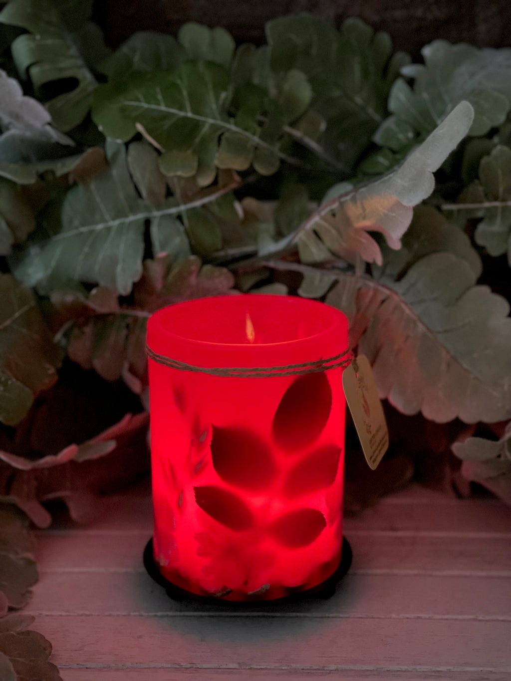 L1R2 - Handcrafted Wax Lantern Candle Large