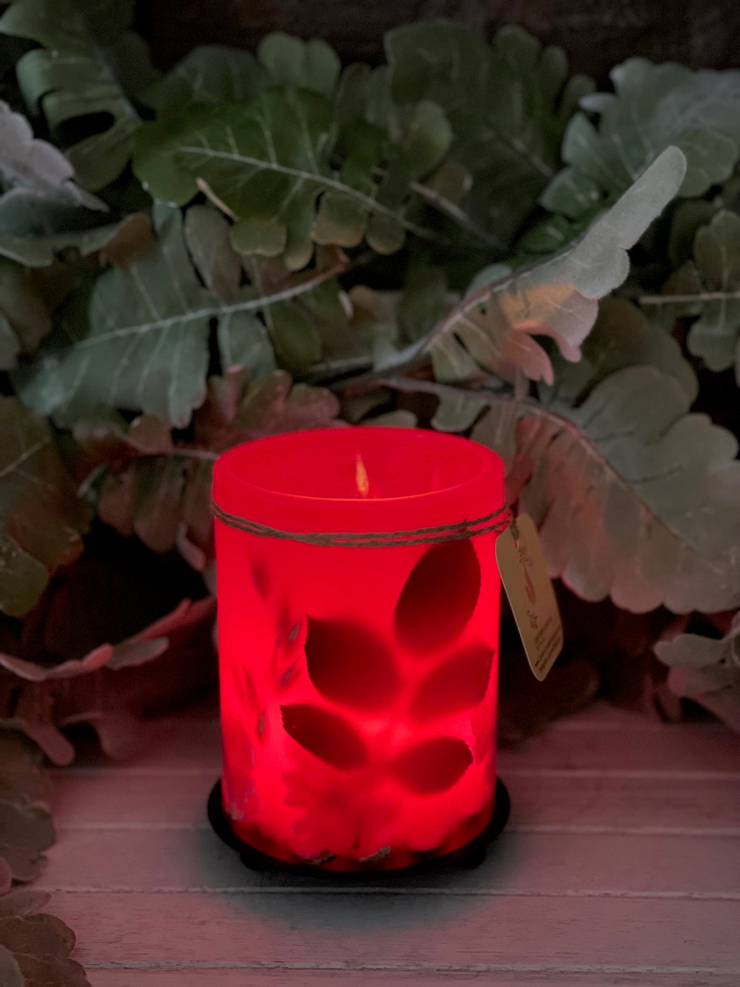 L1R2 - Handcrafted Wax Lantern Candle Large