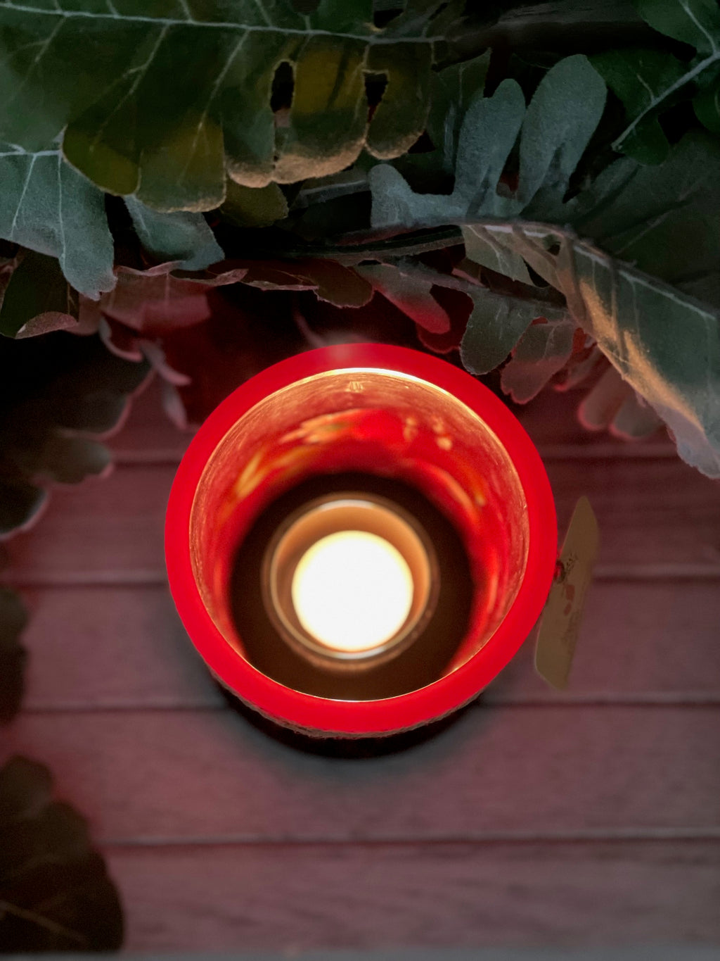 L1R2 - Handcrafted Wax Lantern Candle Large