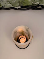 LW1 - Handcrafted Wax Lantern Candle Large