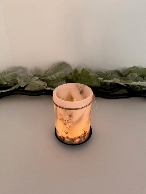 LW1 - Handcrafted Wax Lantern Candle Large