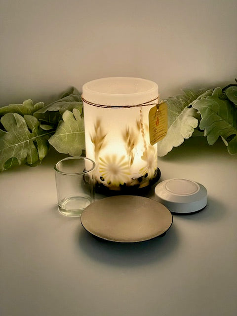 LW21 - Handcrafted Wax Lantern Candle Large