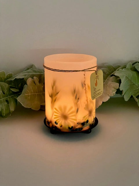 LW21 - Handcrafted Wax Lantern Candle Large