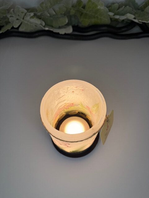 LW2 - Handcrafted Wax Lantern Candle Large