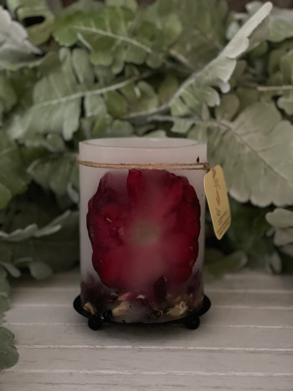 L1W3 - Handcrafted Wax Lantern Candle Large