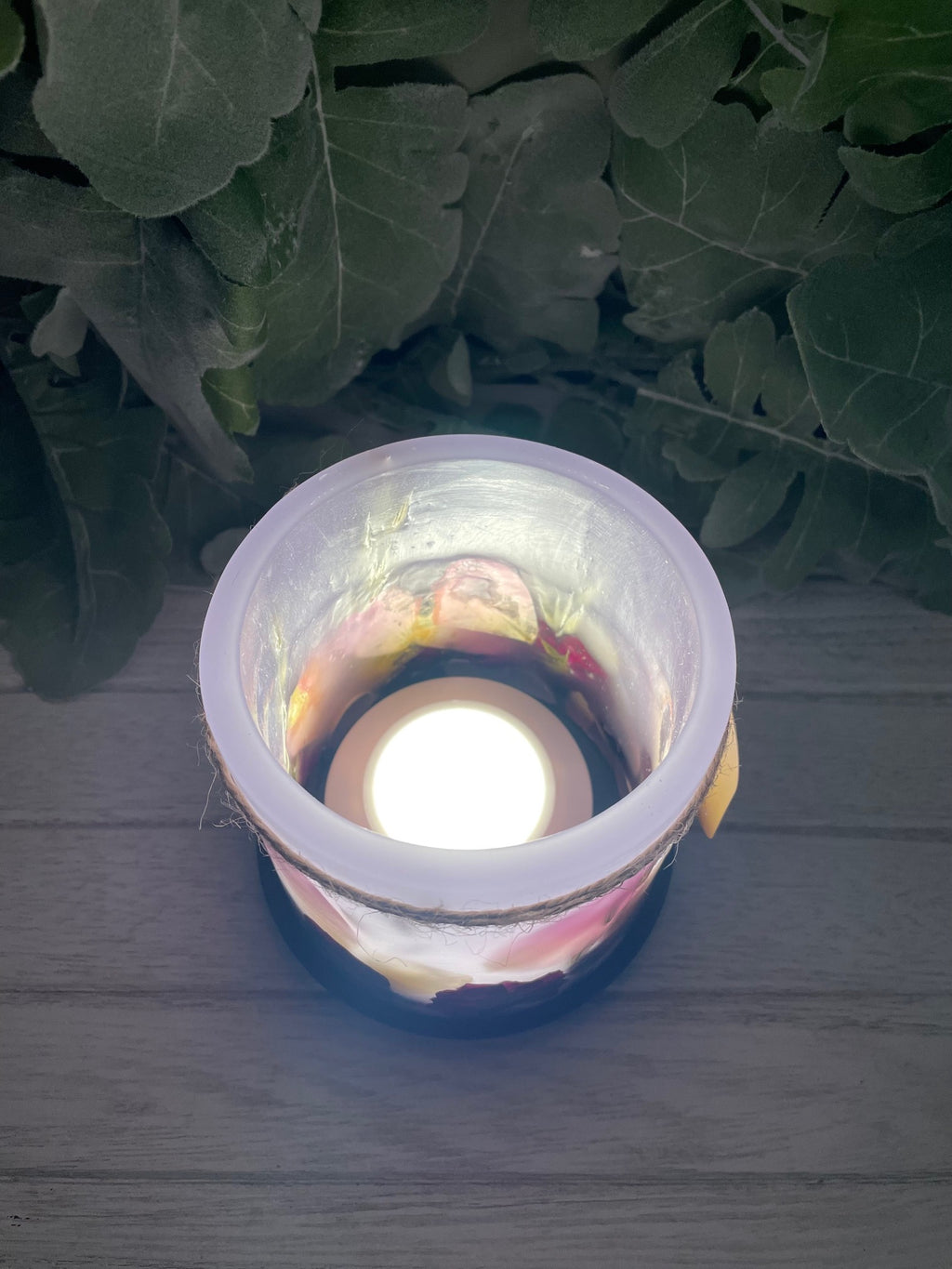 MGB1C - Handcrafted Wax Lantern Candle Medium