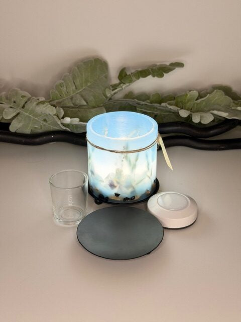 MBL1 - Handcrafted Wax Lantern Candle Medium
