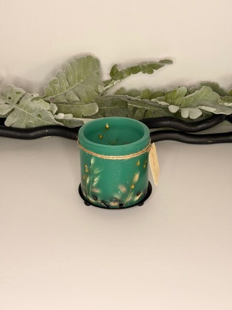 MGR1 - Handcrafted Wax Lantern Candle Medium