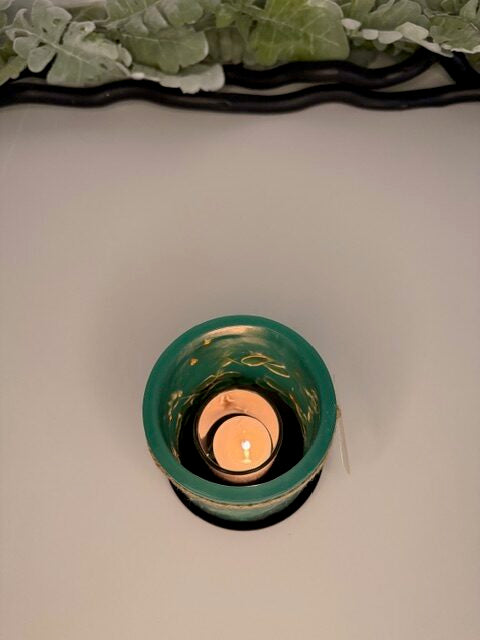 MGR1 - Handcrafted Wax Lantern Candle Medium