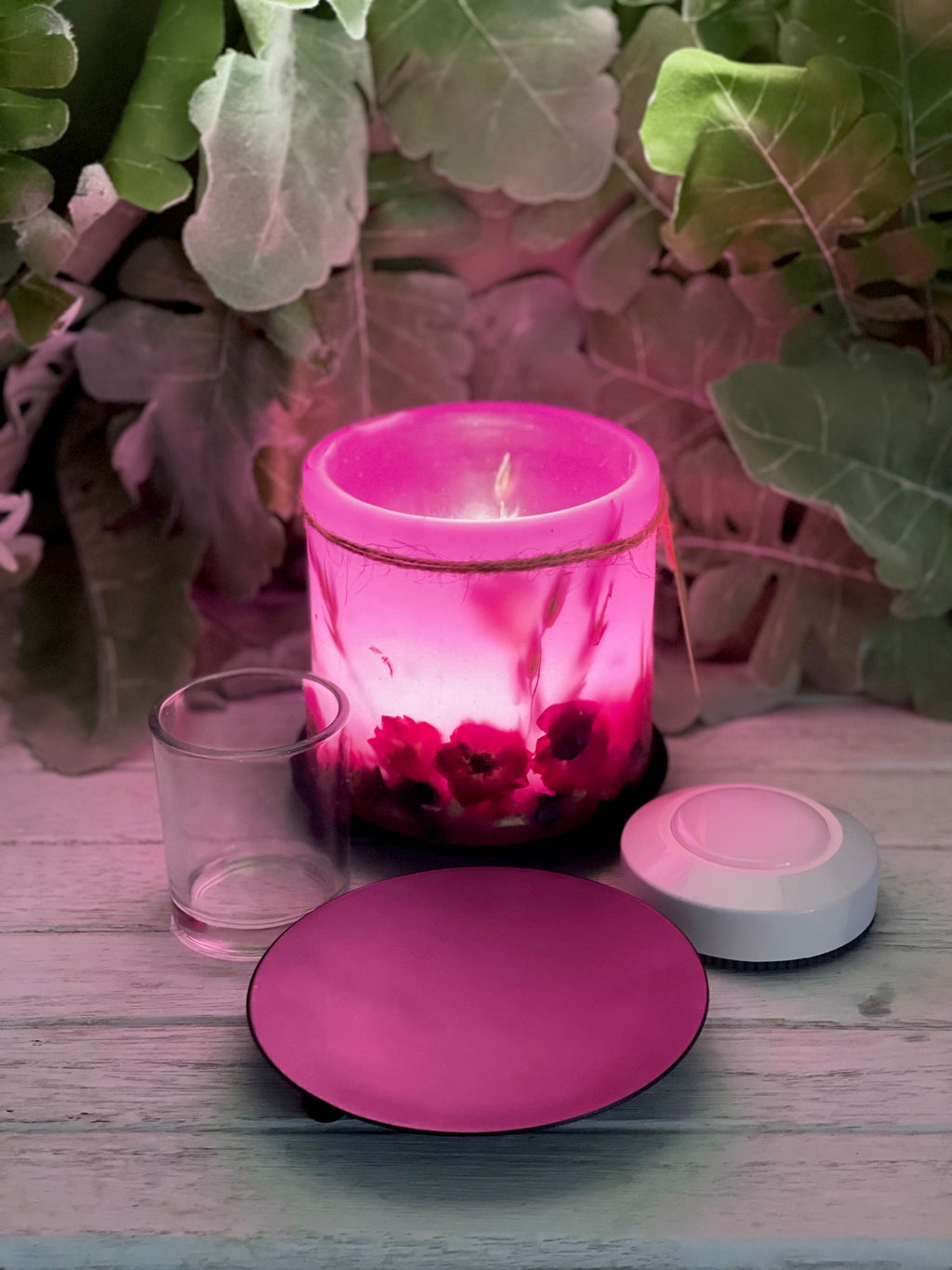 LM1C - Handcrafted Wax Lantern Candle Medium