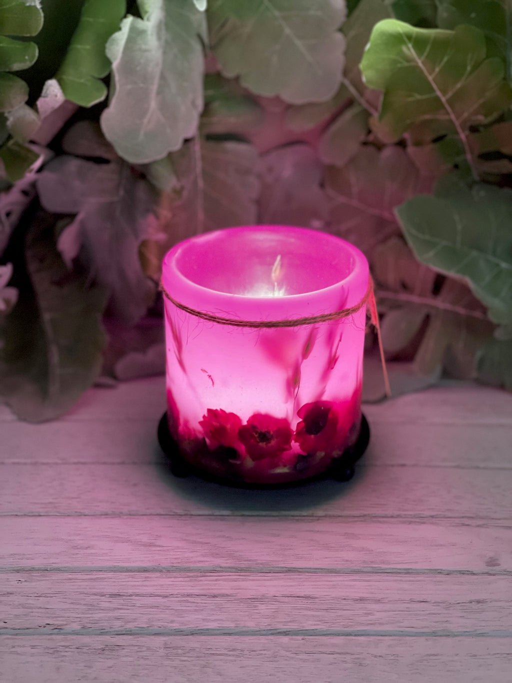 LM1C - Handcrafted Wax Lantern Candle Medium