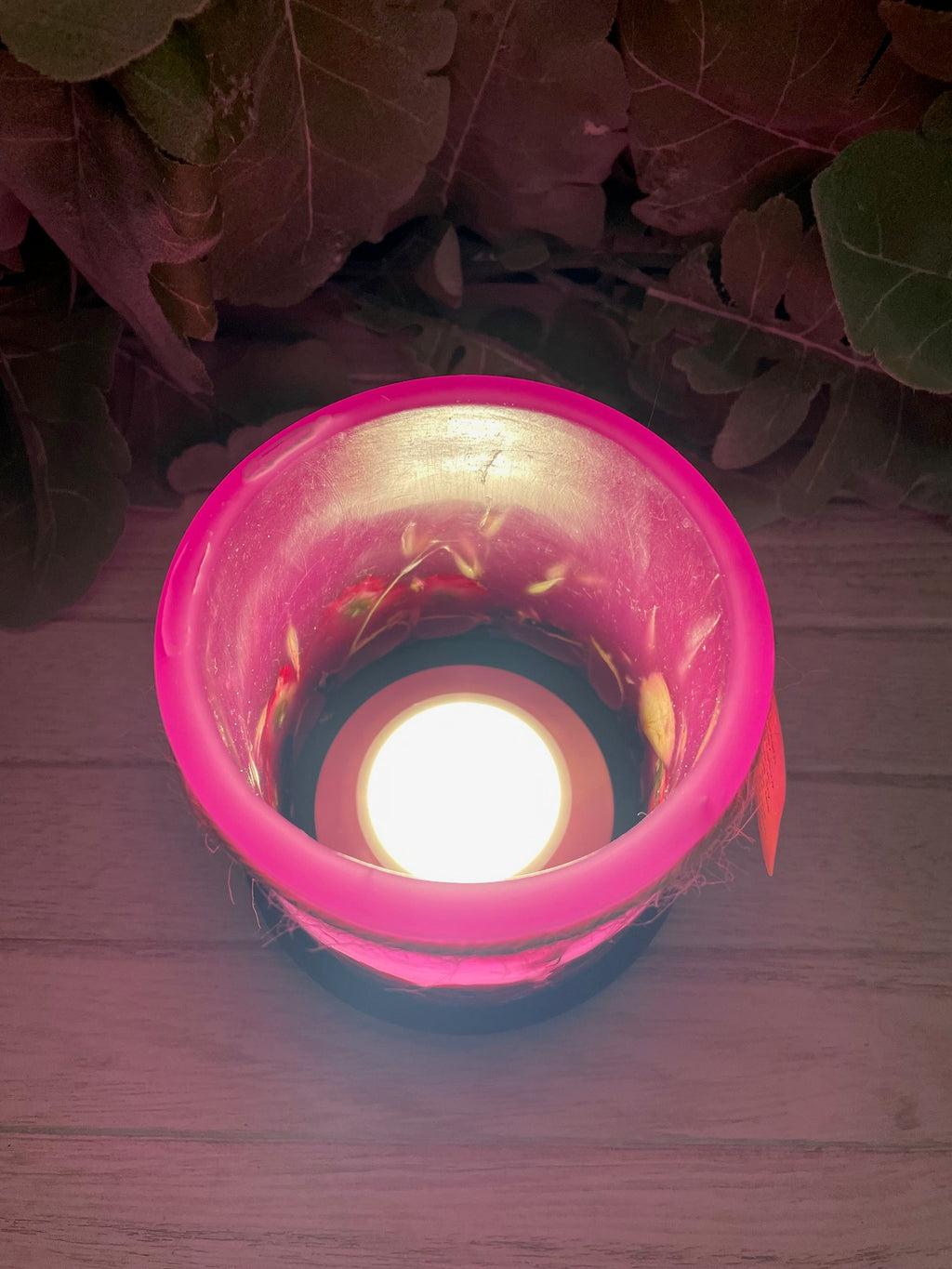 LM1C - Handcrafted Wax Lantern Candle Medium