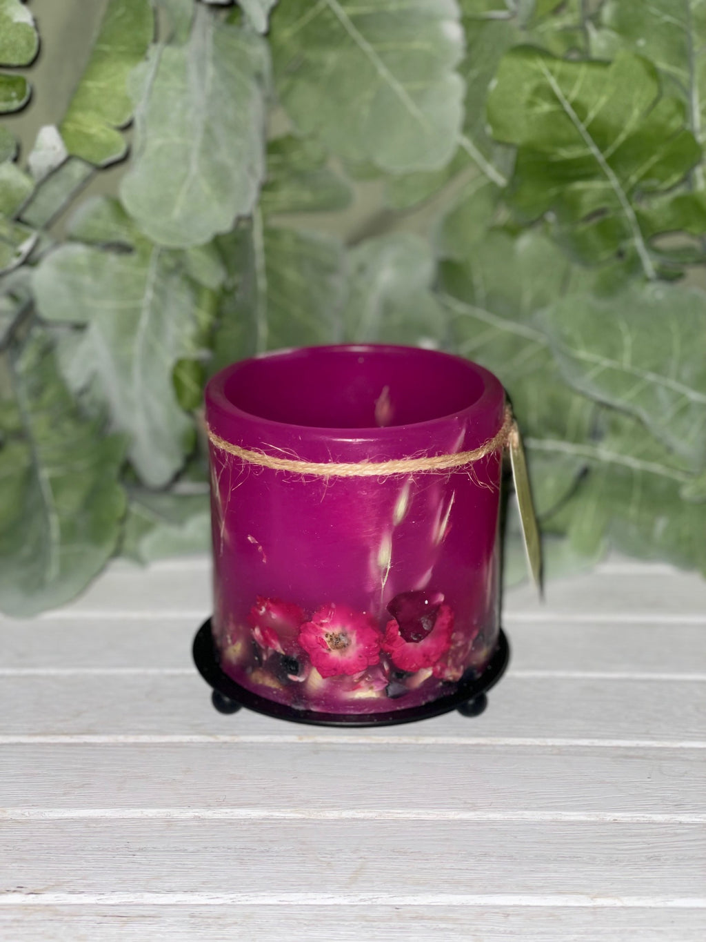 LM1C - Handcrafted Wax Lantern Candle Medium