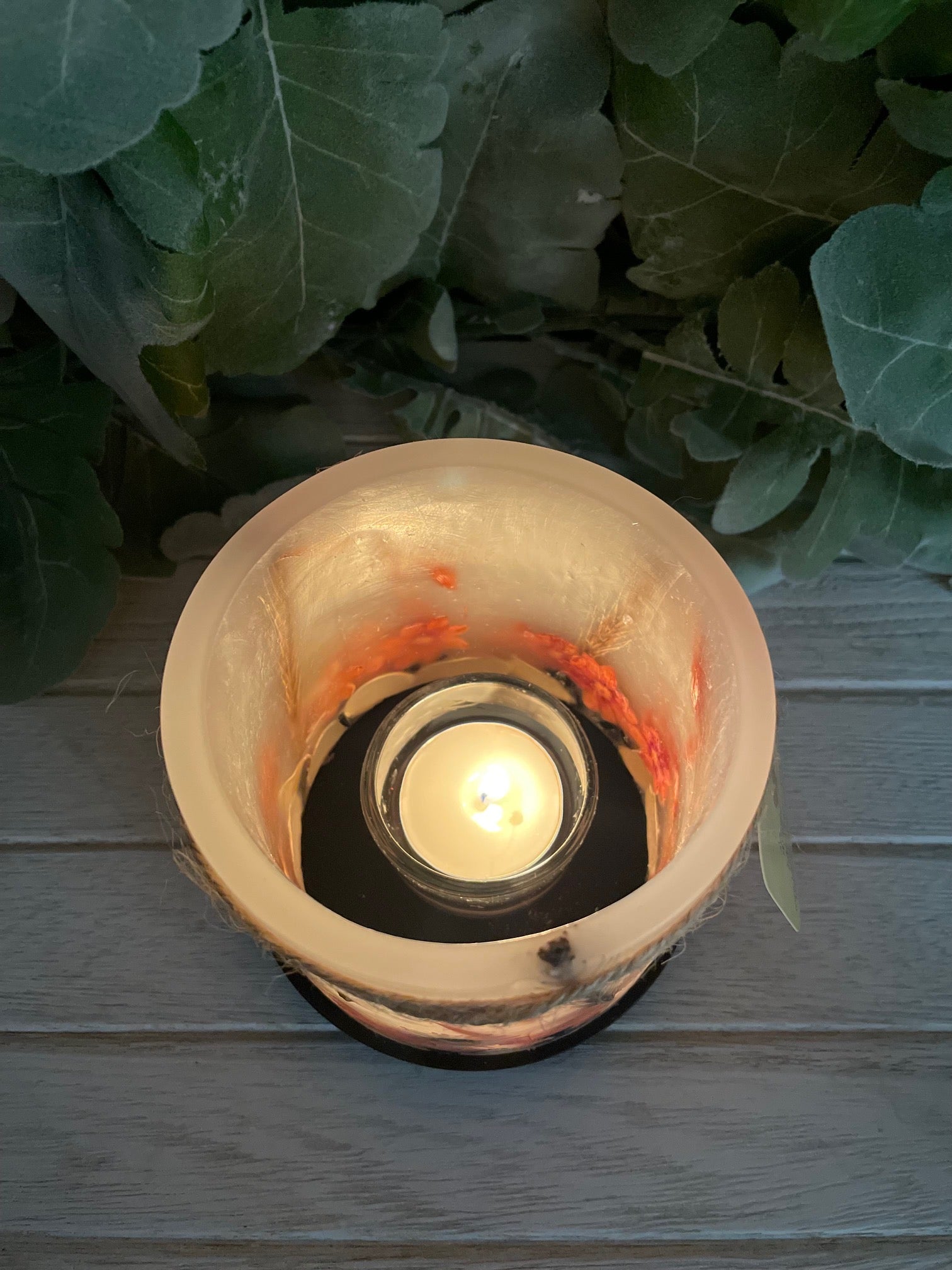 MW2B - Handcrafted Wax Lantern Candle Medium