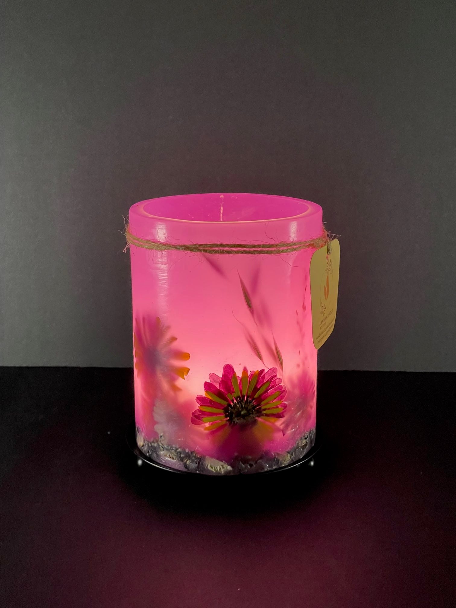 PH2876 - Handcrafted Wax Lantern Candle Large