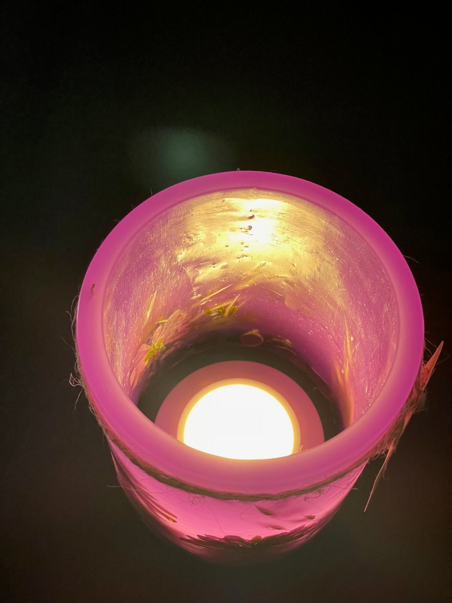 PH2876 - Handcrafted Wax Lantern Candle Large
