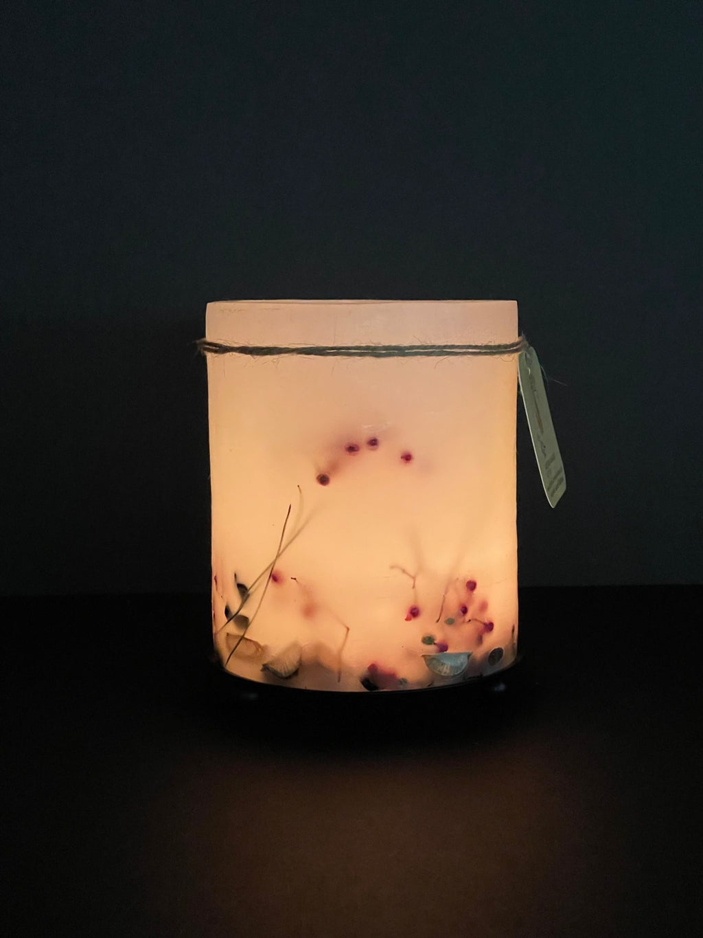 PH35A - Handcrafted Wax Lantern Candle Large