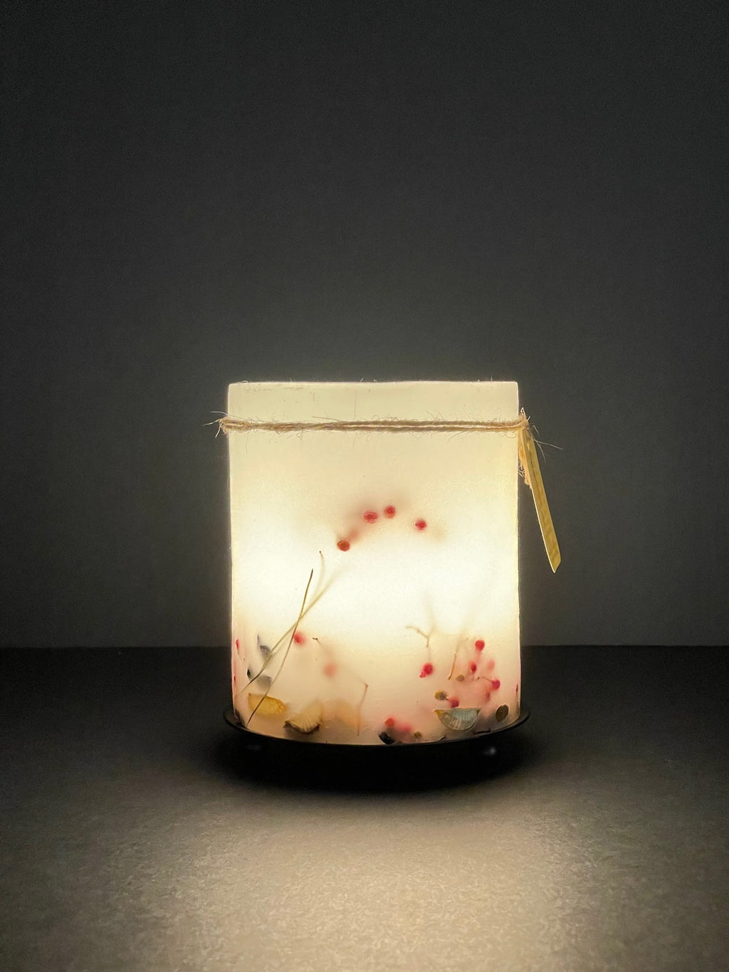 PH35A - Handcrafted Wax Lantern Candle Large