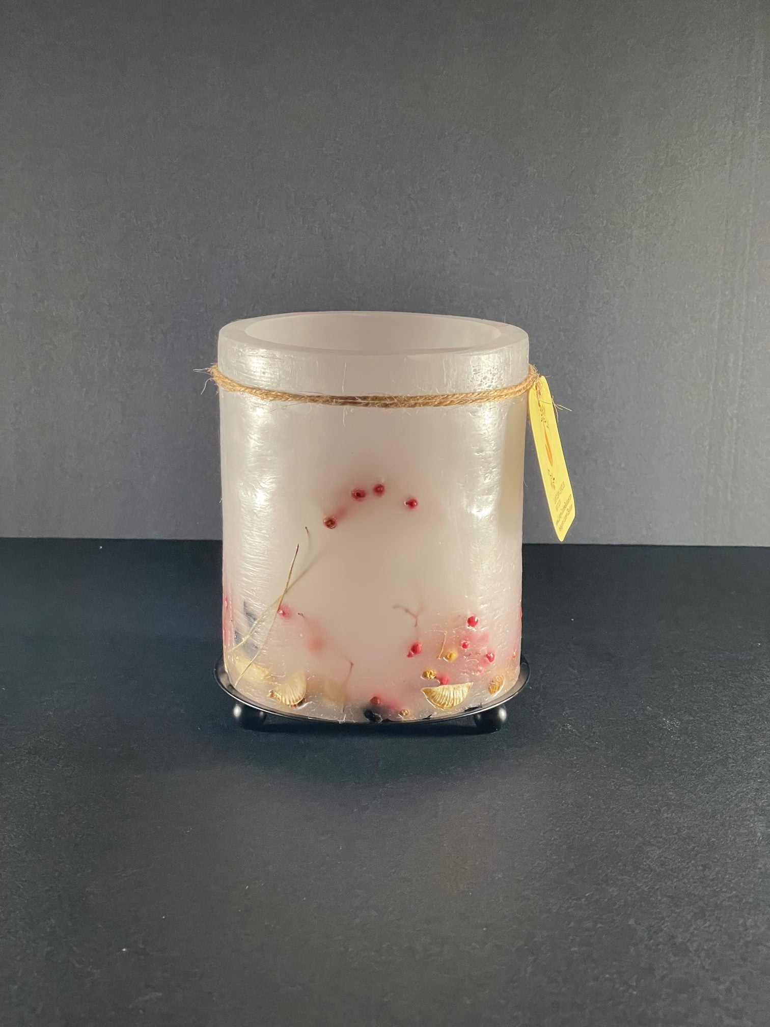 PH35A - Handcrafted Wax Lantern Candle Large
