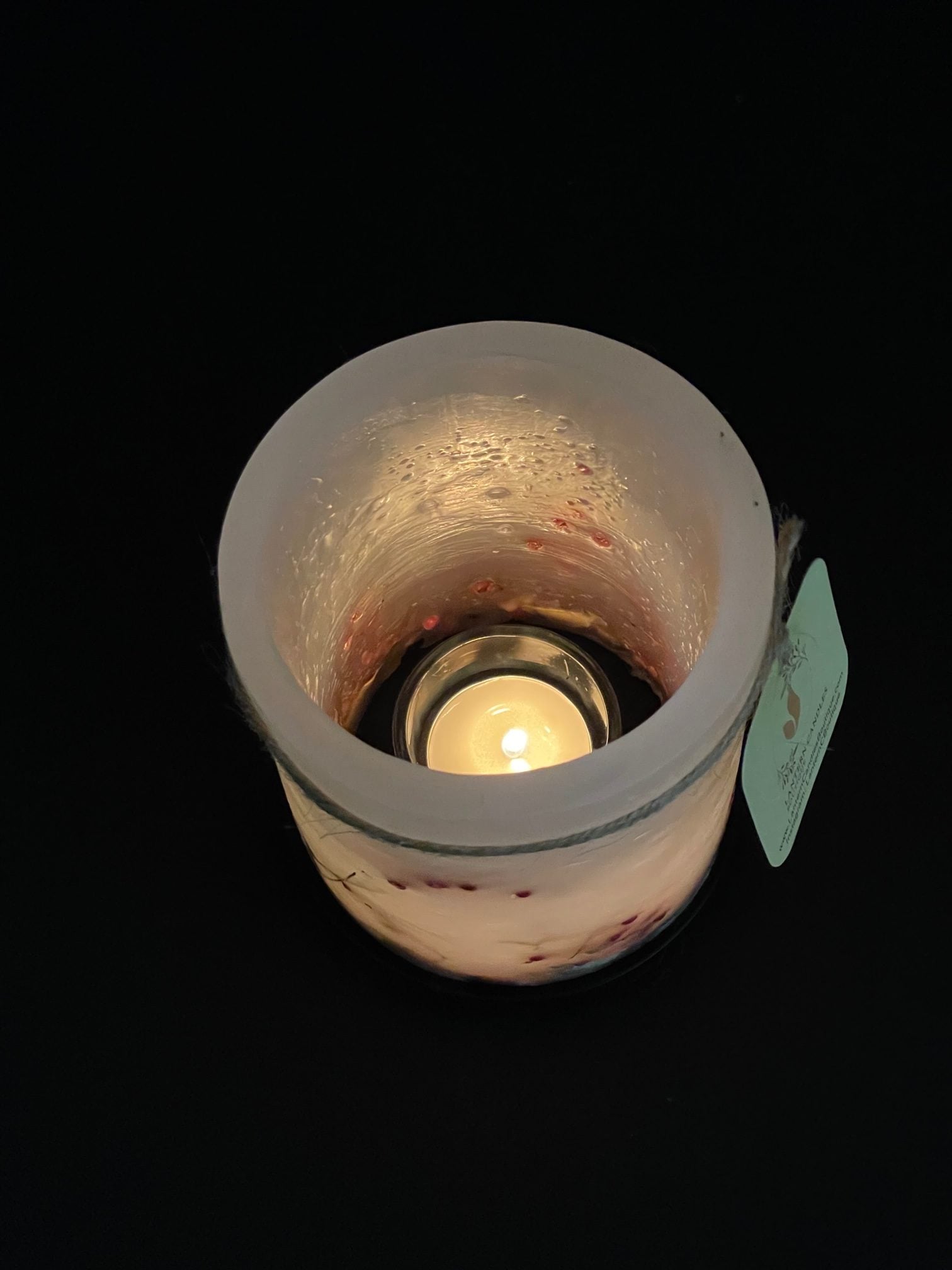 PH35A - Handcrafted Wax Lantern Candle Large
