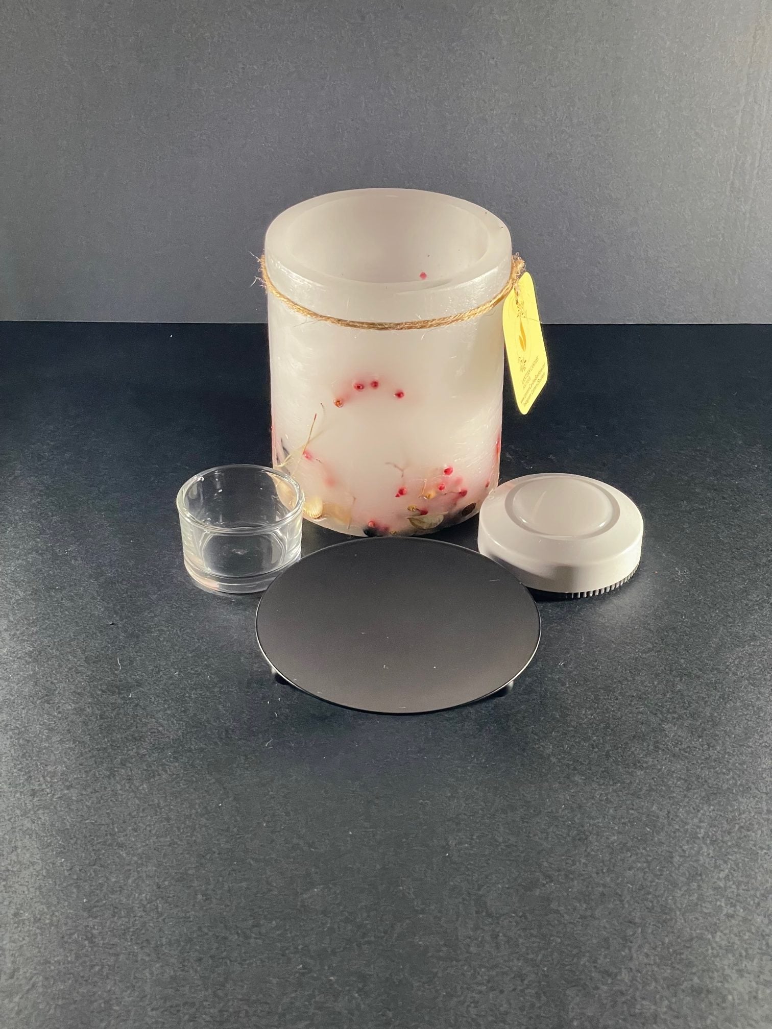 PH35A - Handcrafted Wax Lantern Candle Large