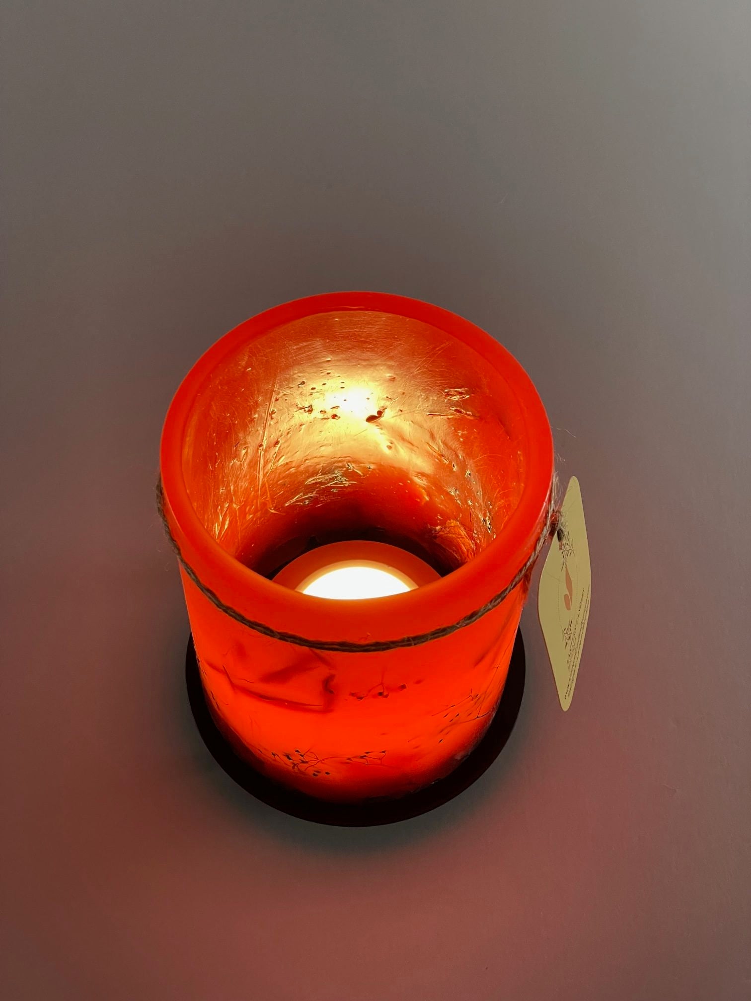 PH1014 - Handcrafted Wax Lantern Candle Large