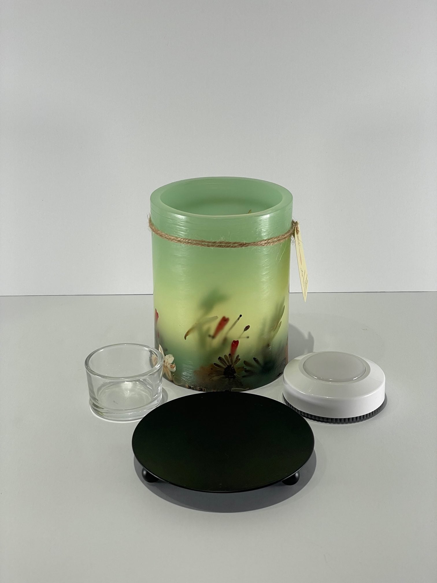 PH106A - Handcrafted Wax Lantern Candle Large
