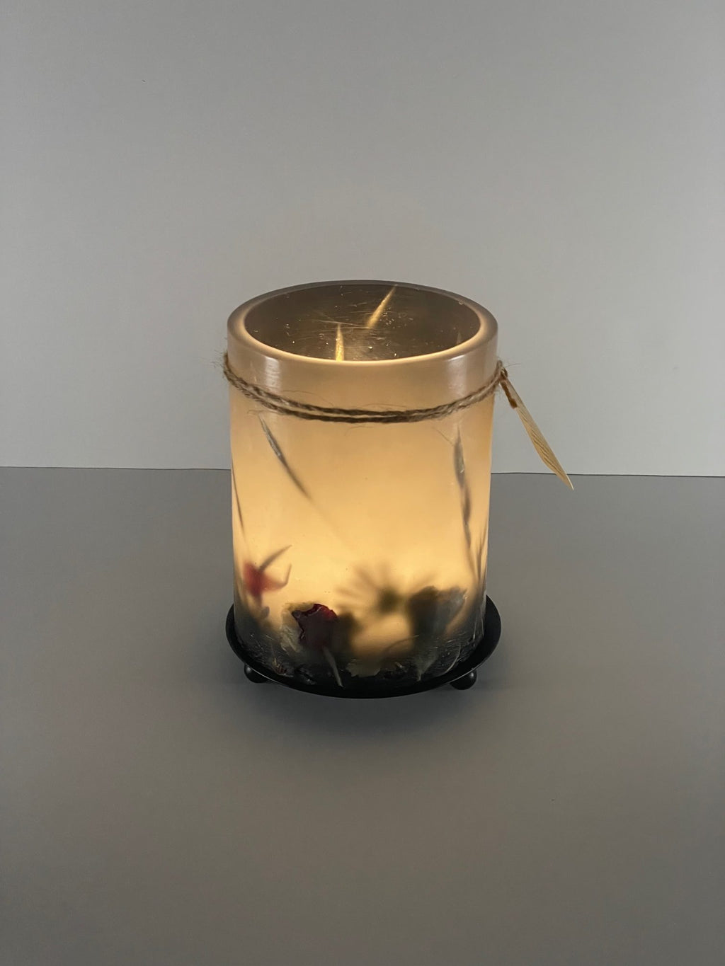 PH2717 - Handcrafted Wax Lantern Candle Large
