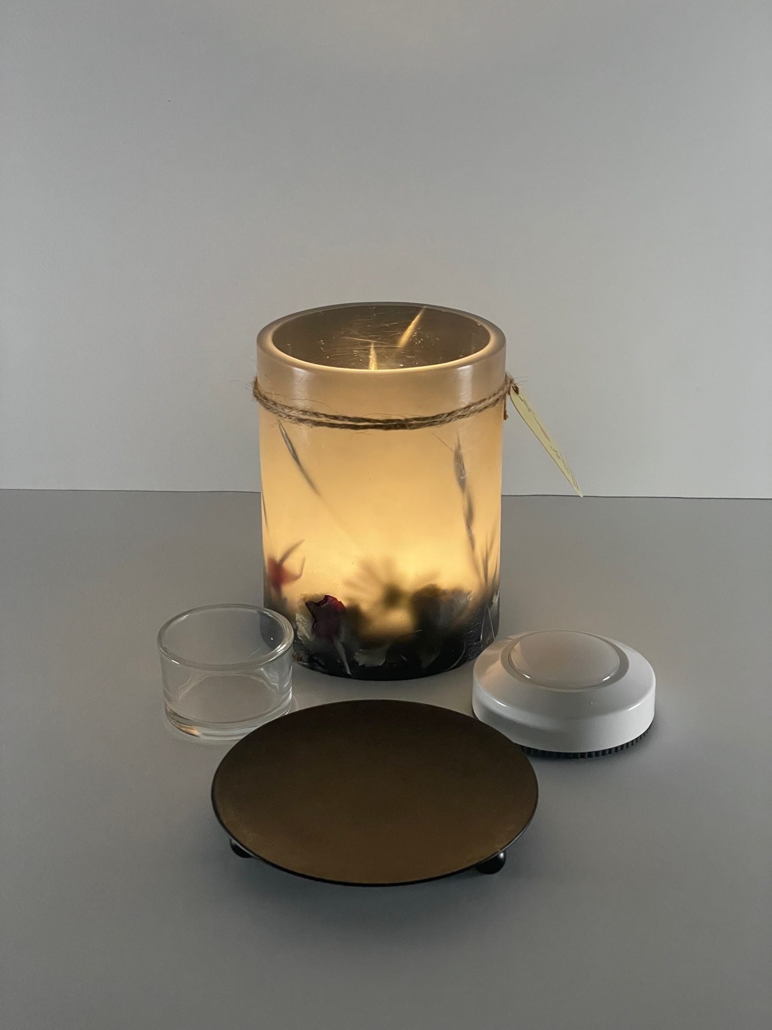PH2717 - Handcrafted Wax Lantern Candle Large