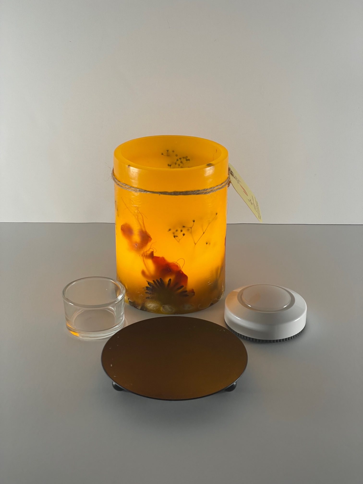 PH2912 - Handcrafted Wax Lantern Candle Large