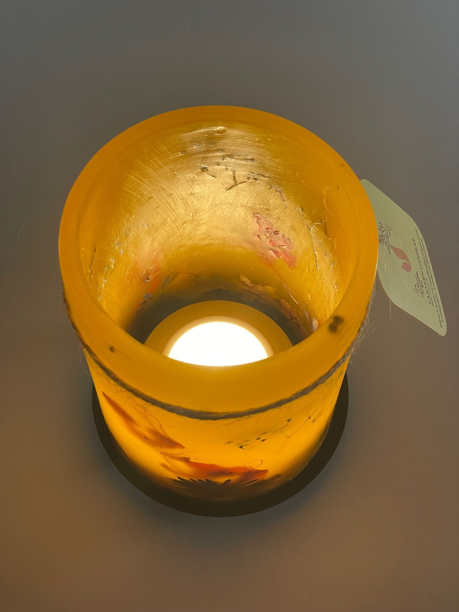 PH2912 - Handcrafted Wax Lantern Candle Large