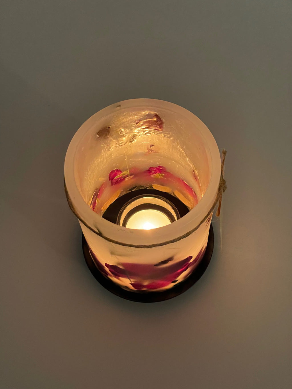 PH2924 - Handcrafted Wax Lantern Candle Large